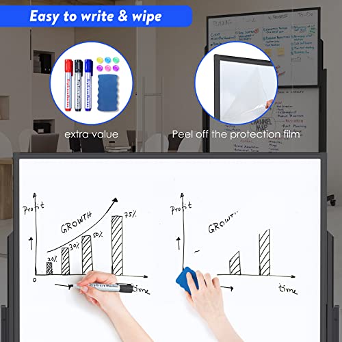 Dry Erase Whiteboard Height Adjustable