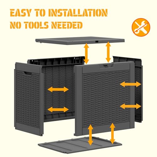 Outdoor Storage Box Waterproof Outside Deck Boxes