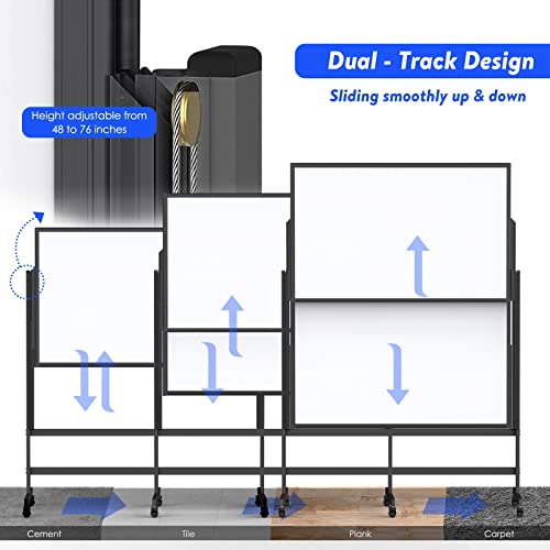 Dry Erase Whiteboard Height Adjustable