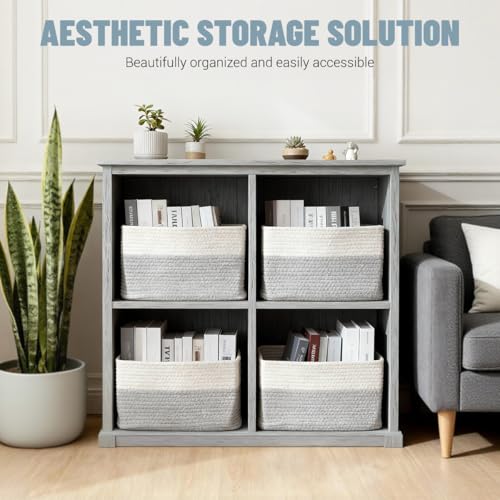 5 Pack Woven Storage Baskets
