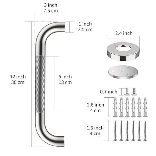 Stainless Steel Bathroom Grab Bar