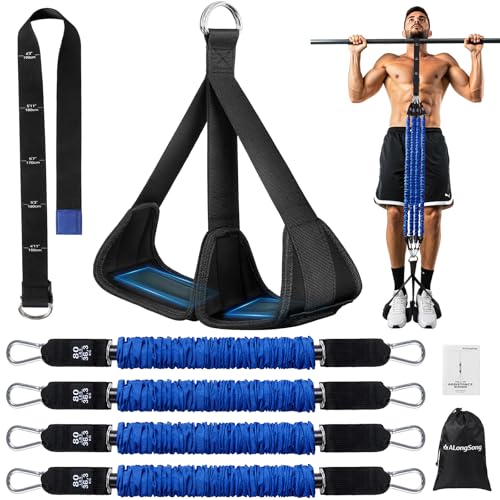 Pull Up Assistance Bands with Foot Support Pedal