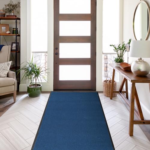 Commercial Grade Entrance Mat 3x10Ft Indoor Outdoor Black Smoke Floor Heavy Duty Rubber