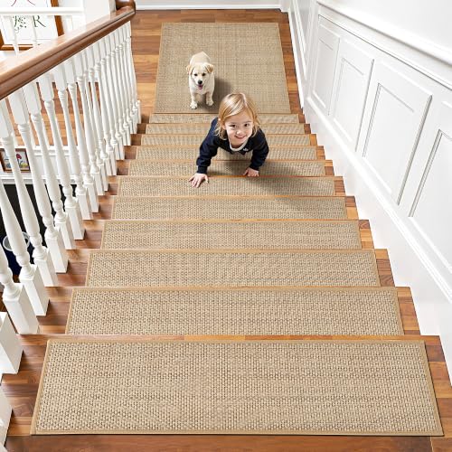 Stair Treads Non Slip Stair Runner for Wooden Steps Stairs Carpet Treads Indoor Staircase Covers Mat