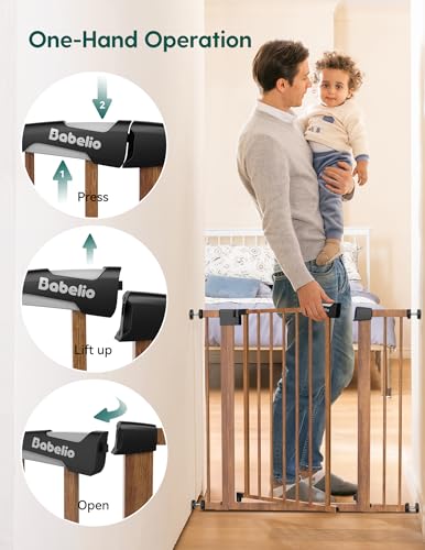 PressGuard Baby Gate for Stairs No Drilling