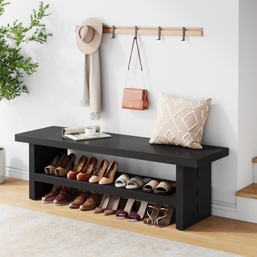 2 Tier Entryway Bench