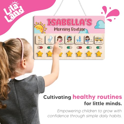 Personalized Wooden Chore Chart for Kids