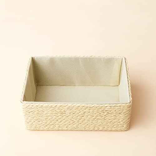 Storage Wicker Baskets for Bathroom Organizing Set of 4