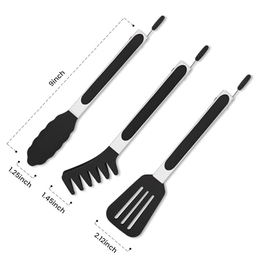 5 Pack Silicone Tongs for Cooking