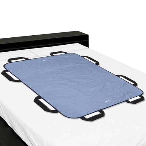Multipurpose 48" x 40" Positioning Bed Pad with Reinforced Handles