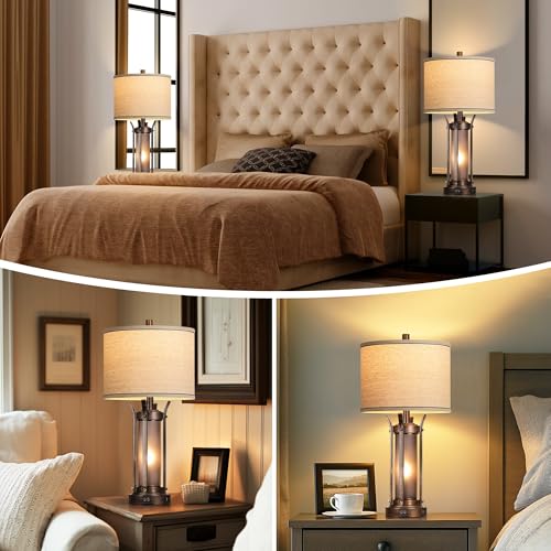 Farmhouse Table Lamps for Living Room