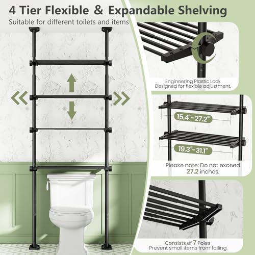 Over The Toilet Storage Shelf 4
