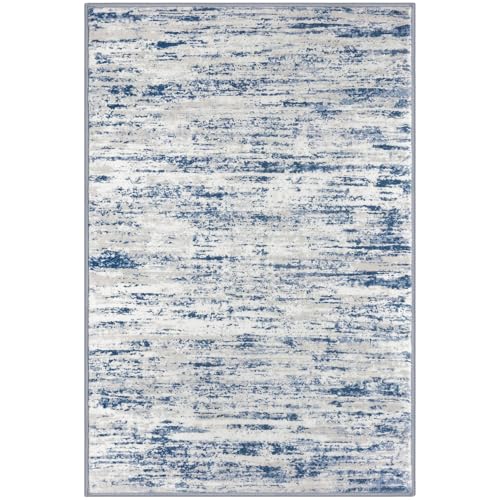 Washable Abstract Rug Non Slip