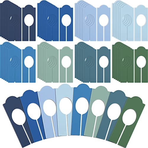 64 Pcs Closet Dividers Hanging Clothes Clothing Rack