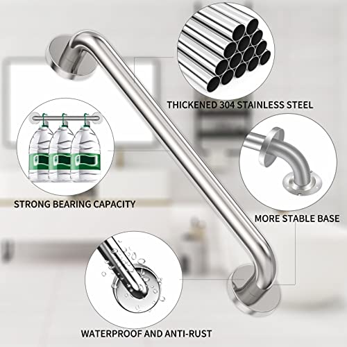 2 Pack Grab Bars for Bathroom