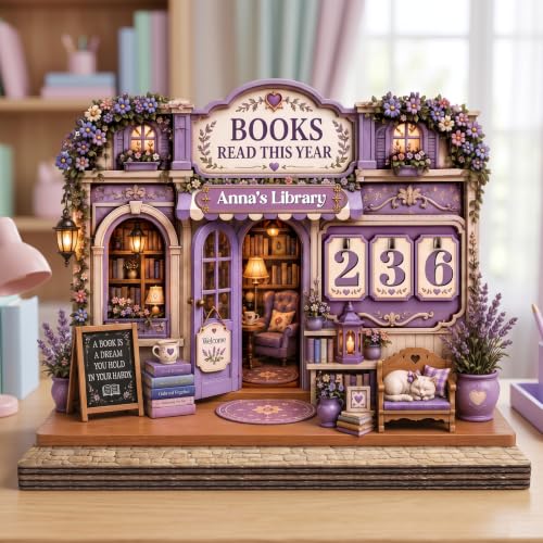 Personalized Books Read This Year Counter