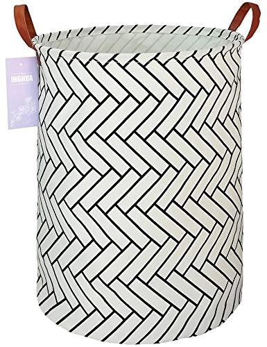 Laundry Hamper Large Canvas Fabric Storage Basket