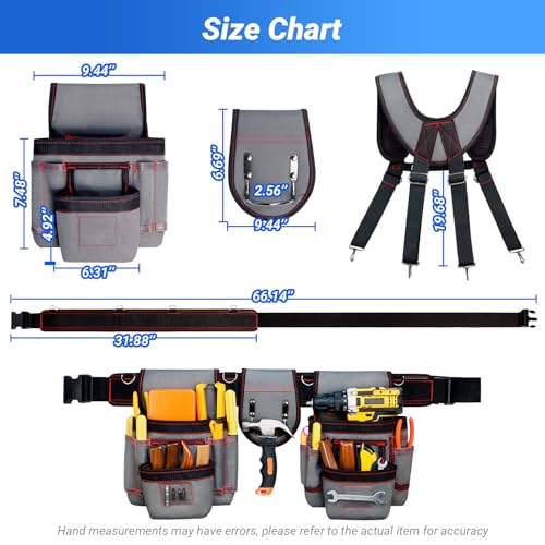 Tool Belt With Suspenders