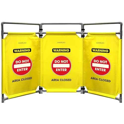 Do Not Enter" Foldable Safety Barricade