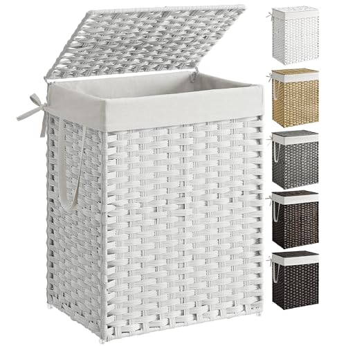 Slim Laundry Hamper with Lid