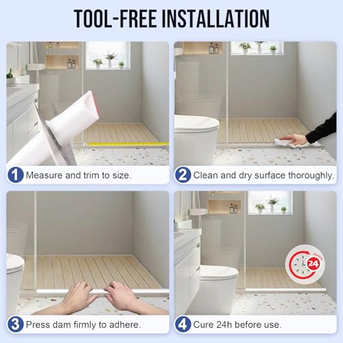 Shower Threshold Water Dam Guard
