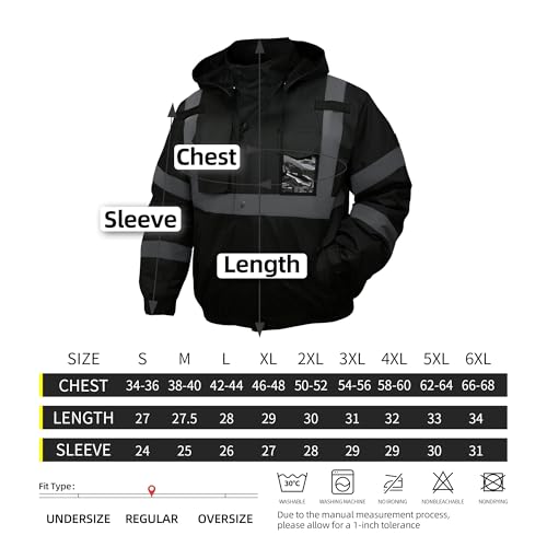 Hi Vis Safety Jacket for Men