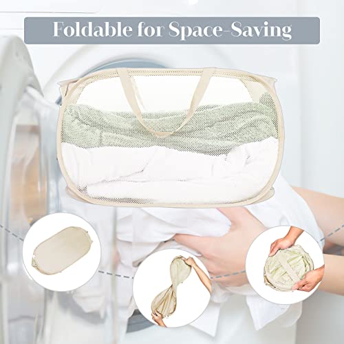 Sturdy Mesh Pop Up Laundry Hamper