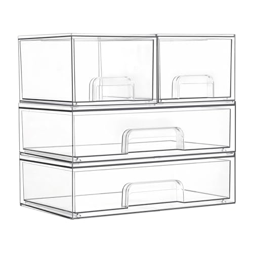 Stackable Storage Drawers Set