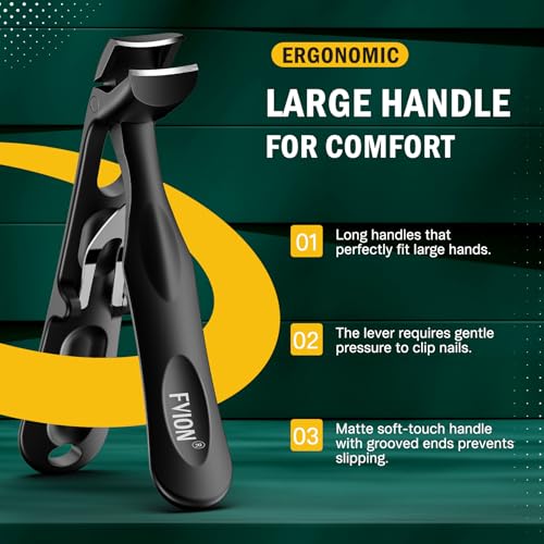 Ergonomic Handle Nail Clippers for Seniors