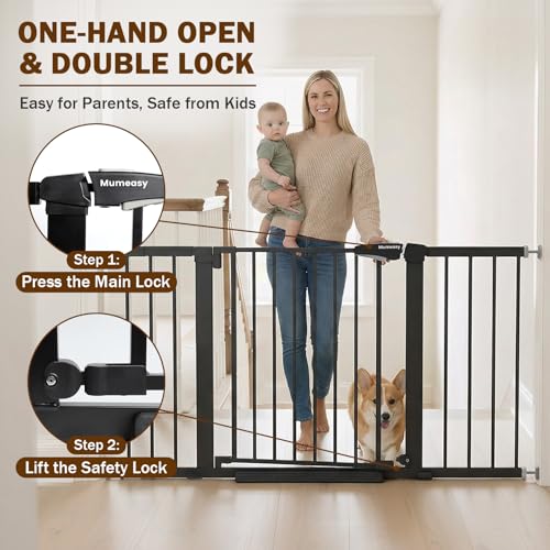 29.5" 51.5" Extra Wide Baby Gate Dog gate