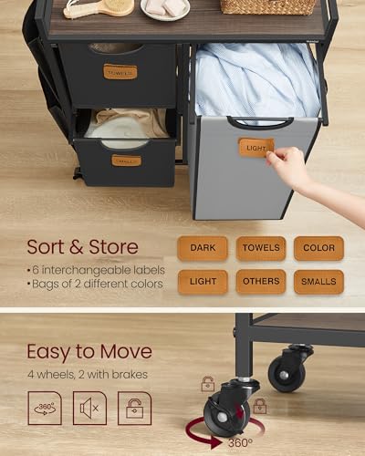 Laundry Hamper with Compartments
