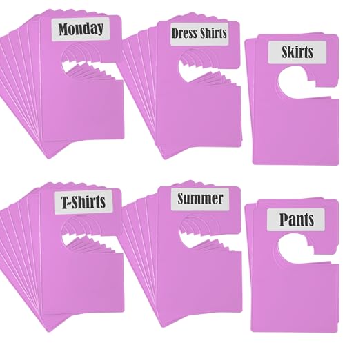 Colorful Closet dividers