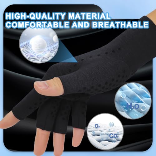 2 Pair Arthritis Compression Gloves for Hand Arthritis