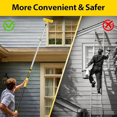 20 30 Foot High Reach Duster for Cleaning Kit with Extra