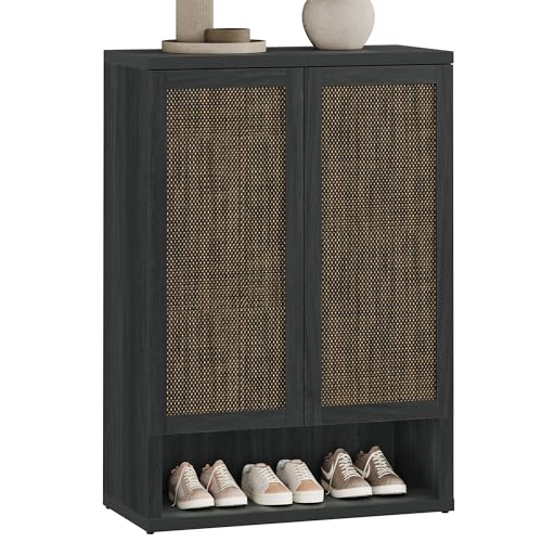 Rattan Shoe Storage Cabinet