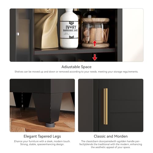 Metal Narrow Bathroom Cabinet