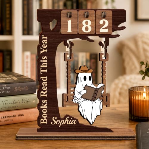 Personalized Books Read This Year Counter