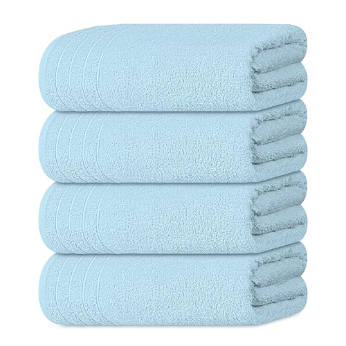 Pack of 4 Extra Large Bath Towels 30 x 60 Inches