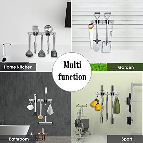 Broom and Mop Holder Wall Mounted Tools