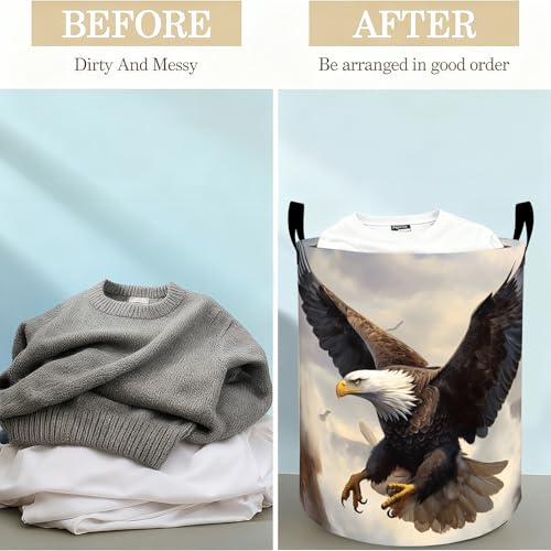 Raven Moon Laundry Basket Hamper for Boys Girls Kids Adults