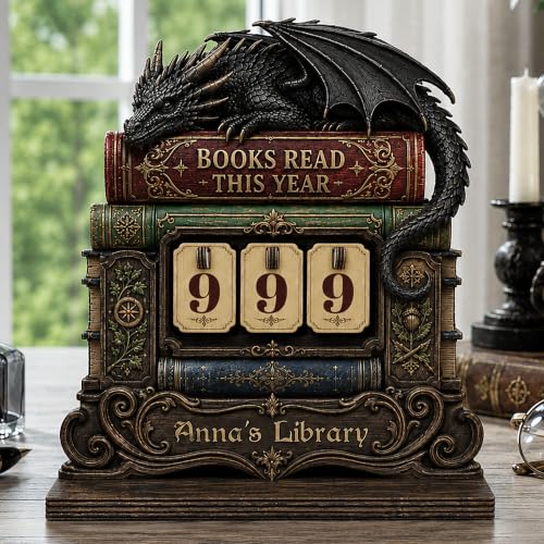 Personalized Books Read This Year Counter