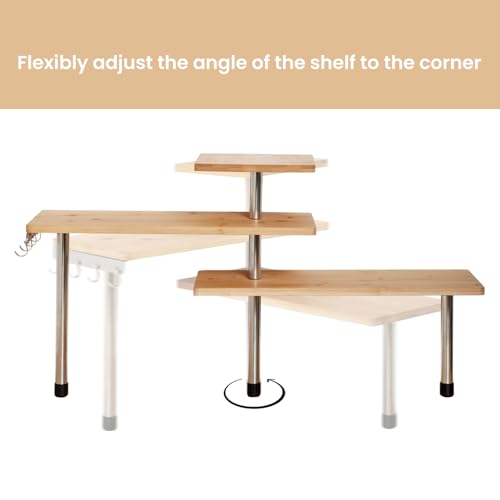 Bamboo Countertop Shelf
