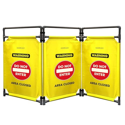 Do Not Enter" Foldable Safety Barricade