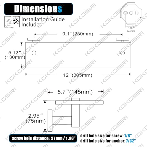 Wall Shelves Floating Glass Shelf for Bedroom Living Room Kitchen Storage