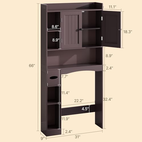 Over The Toilet Storage Cabinet