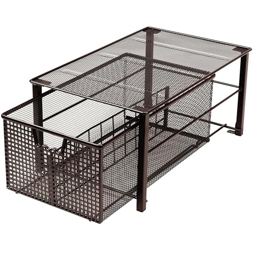 DecoBros Mesh Cabinet Basket Organizer