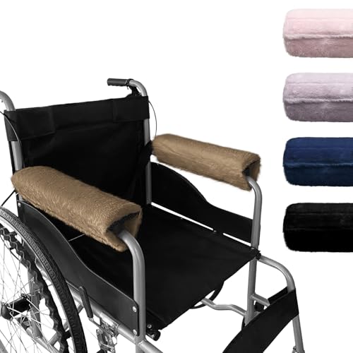 Wheelchair Armrest Pads Covers Fuzzy Desk Chair Arm Pads Soft