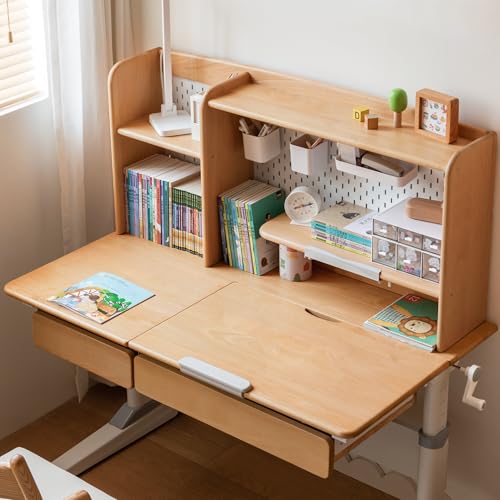 100% Solid Beech Kitchen Counter Hutch Shelf
