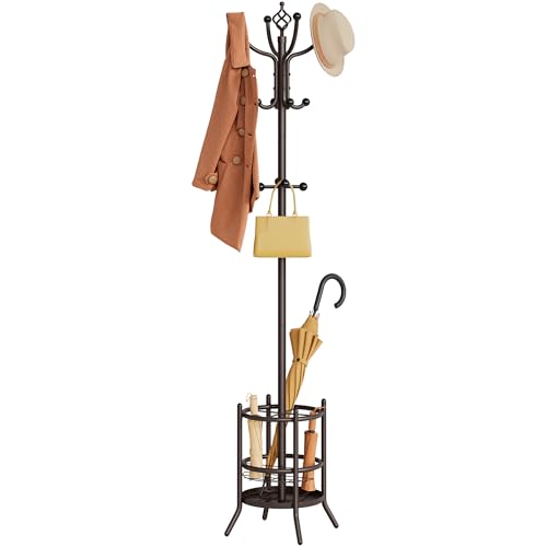 Coat Rack Stand with Umbrella Holder