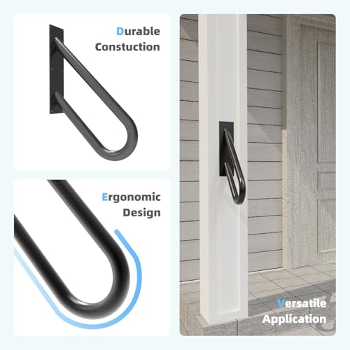 Handrails for Outdoor Steps Wall Mount